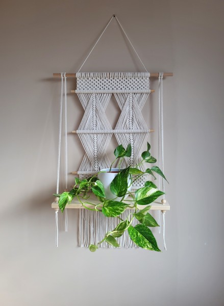 Macrame lentynelė  - Aura