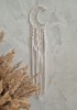 Macrame sienos dekoracija - mėnulis