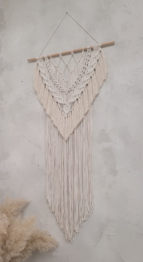 Macrame sienos dekoracija