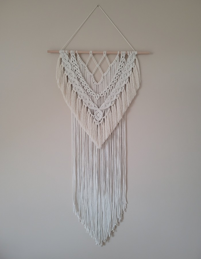Macrame sienos dekoracija