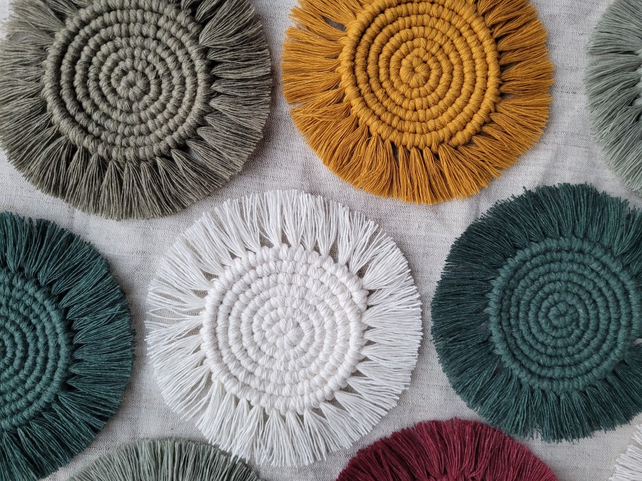 Macrame padėkliukai