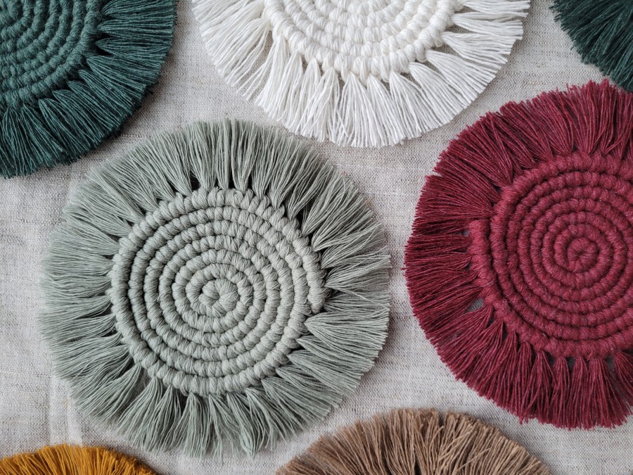 Macrame padėkliukai