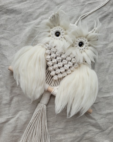 Sienos dekoracija - Pelėda 