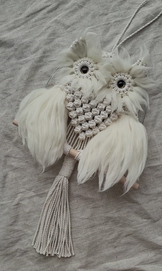 Sienos dekoracija - Pelėda 