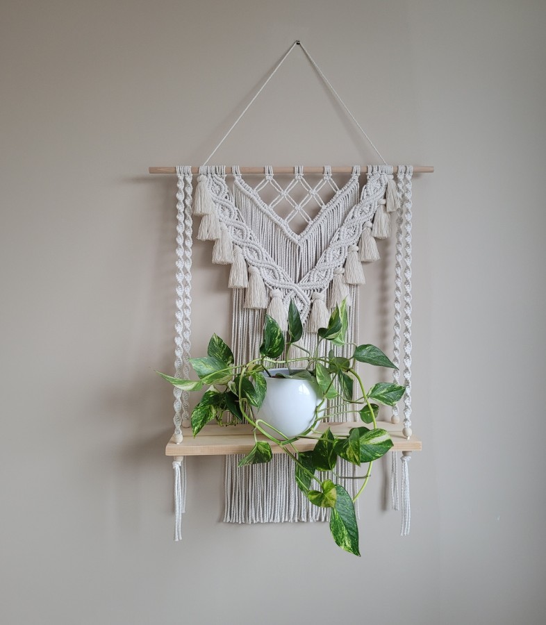 Macrame lentyna su kutosais