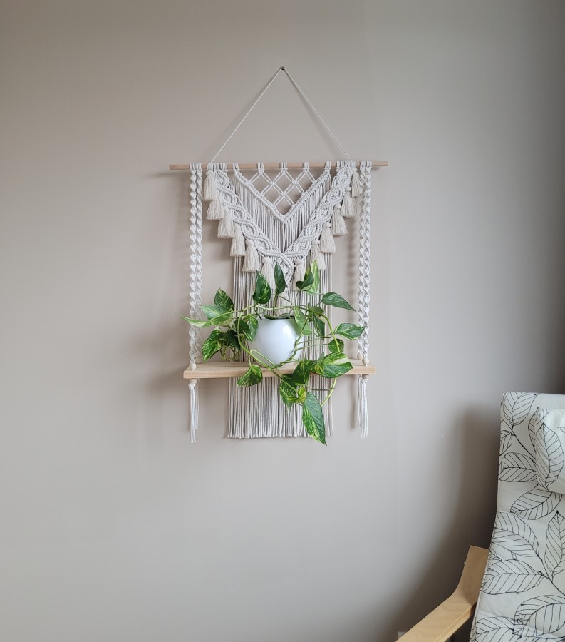 Macrame lentyna su kutosais