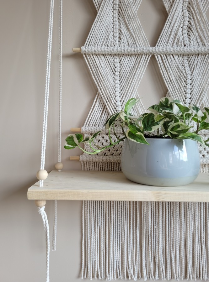 Macrame lentynelė  - Aura