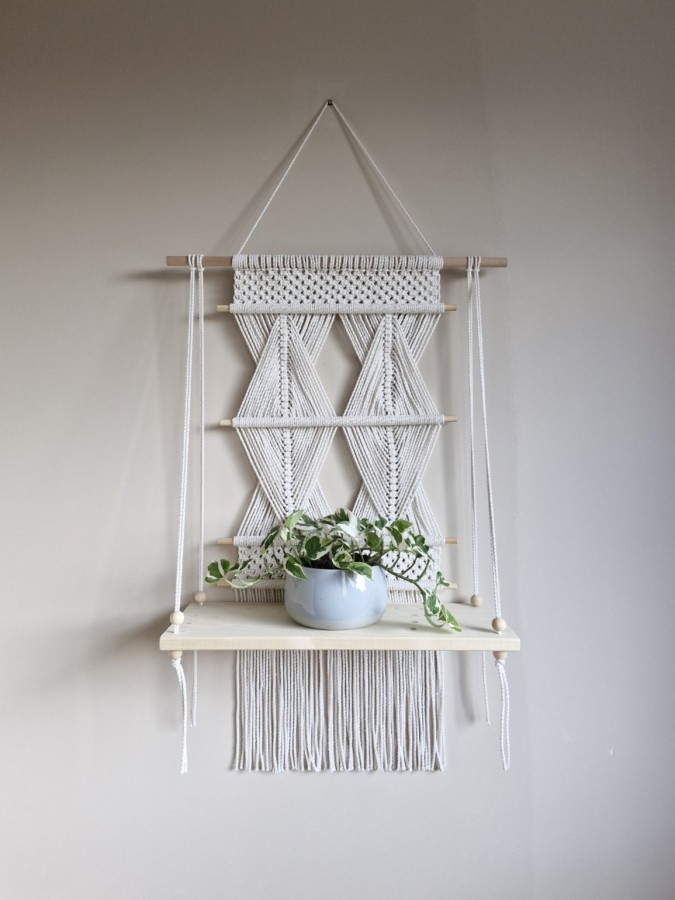 Macrame lentynelė  - Aura