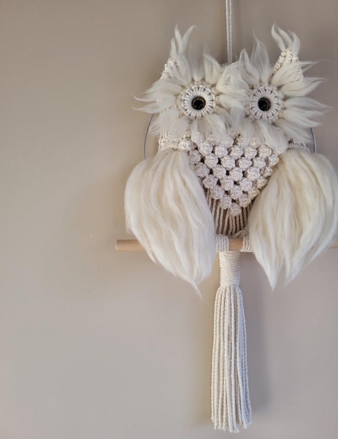 Sienos dekoracija - Pelėda 