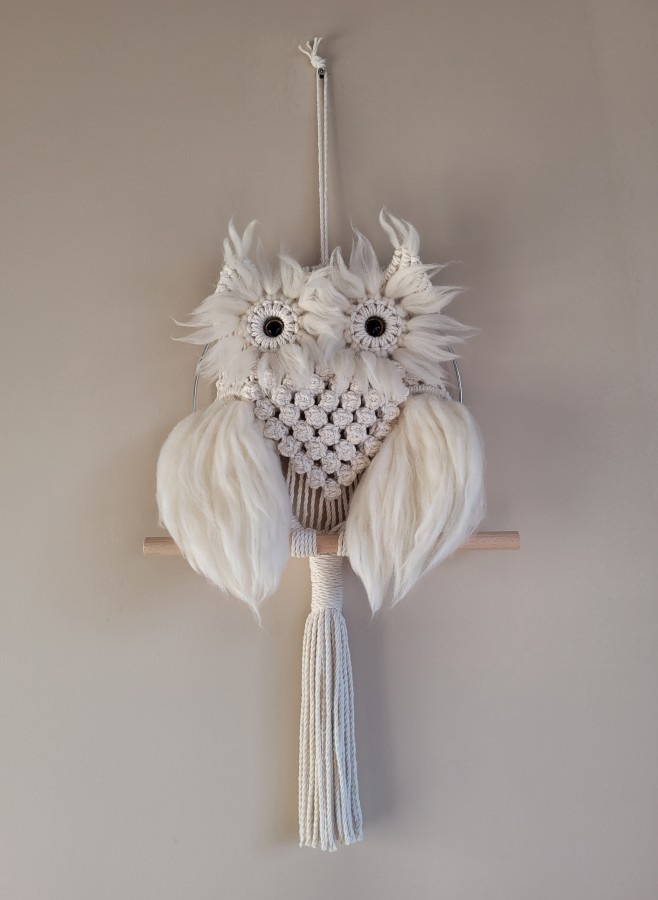 Sienos dekoracija - Pelėda 