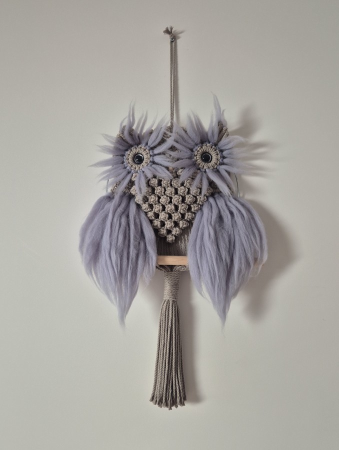 Sienos dekoracija - Pelėda