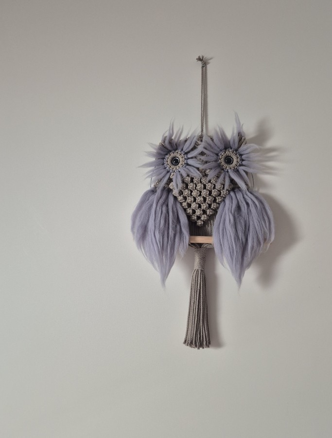 Sienos dekoracija - Pelėda