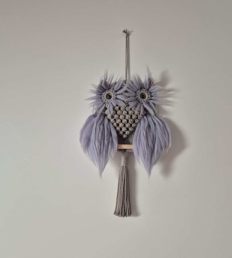 Sienos dekoracija - Pelėda